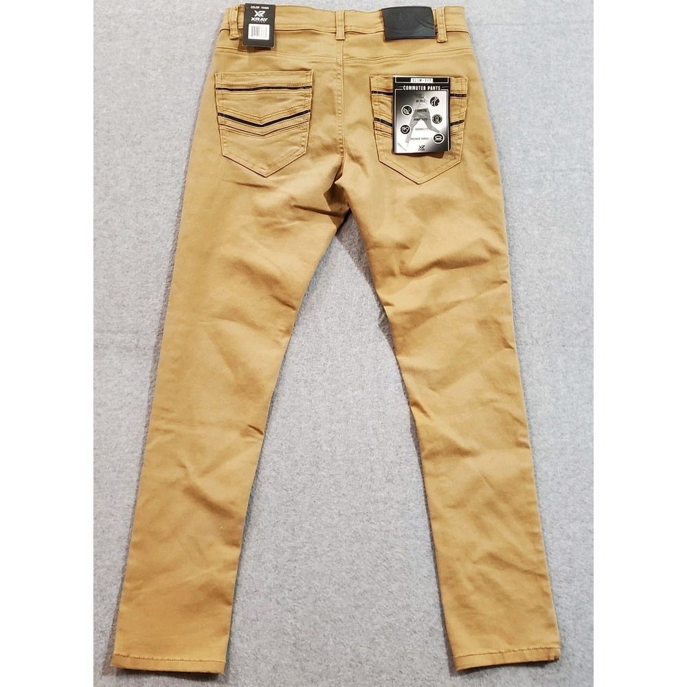 NWT XRay Jeans Men's Khaki Slim‎ Fit 5 Pockets Commuter Pants Size 30 - Picture 2 of 8